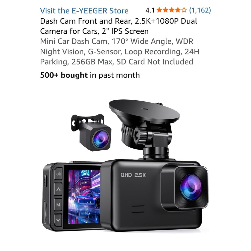 Front and Rear Dash Cam - Picture 10 of 10